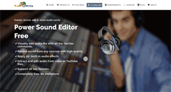 Desktop Screenshot of free-sound-editor.com