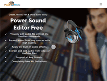 Tablet Screenshot of free-sound-editor.com